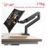 ADBWEKKF G40 Gas Spring Arm 22-40 Inch Screen Desktop Monitor Holder 360 Rotate 3-15kg Arc Screen/Ultra Wide Screen/Flat Screen USB(G40) view 3