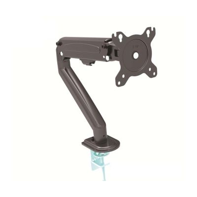 ADBWEKKF DL-G02 17"-27" Retractable Long Arm Mechanic Spring Monitor Desktop Stand Mount 2-7kg 100x100 75x75(Black)