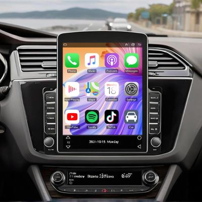 Car Radio for Ford F-250 F-350 Super Duty 2011-2016 with Carplay & Android Auto, 9.7 Inch IPS Touch Screen for Ford F-250 Car Stereo Bluetooth FM in Dash GPS WiFi Backup Camera SWC-2+32G