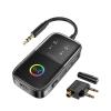2025 Premium 3 in 1 Bluetooth Audio Transmitter Receiver with aptX Adaptive for up to 2 AirPods or Bluetooth Headphones, Wireless Audio Adapter Supports Any 3.5mm Jack on Airplane, Gym, TV, Car, Home view 1