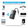 2025 Premium 3 in 1 Bluetooth Audio Transmitter Receiver with aptX Adaptive for up to 2 AirPods or Bluetooth Headphones, Wireless Audio Adapter Supports Any 3.5mm Jack on Airplane, Gym, TV, Car, Home view 3