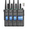 4 Pack 4G LTE PoC + Analog UHF Two Way Radios Unlimited Range Walkie Talkie PTT Radios Nationwide view 1