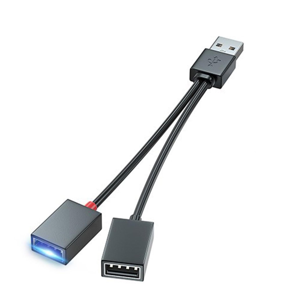 USB Splitter Hub for Mobile Car Computer USB Male to Female Cord Data Cord Extension Adapter