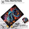 Case for iPad Air 11-inch M3 (2025) / M2 (2024), iPad Air 5th (2022) / 4th Generation (2020) 10.9 Inch, Multi-Angle Smart Stand Cover Auto Sleep/Wake, Flying Dragon and Maple Leaf view 4