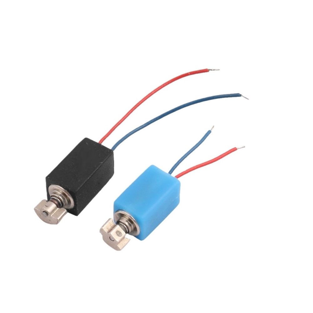 10Pcs 4mm*8mm Micro Vibration Motor 3V 3800RPM Square Mobile Phone 0408 Vibrating Vibration Motor with Wire for Electric Toy