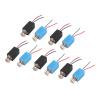 10Pcs 4mm*8mm Micro Vibration Motor 3V 3800RPM Square Mobile Phone 0408 Vibrating Vibration Motor with Wire for Electric Toy view 2