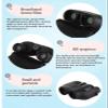 10 x 25 Powerful Binoculars for Adults, High Power HD Night Vision Pocket Portable Telescope Bird Watching Travel Sightseeing Hunting Wildlife Outdoor Sports,for Indoor/outdoo view 4