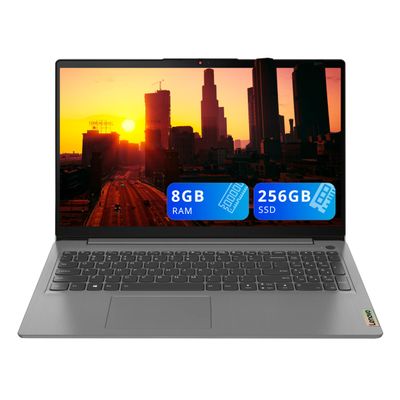 Lenovo Ideapad 3 15.6" FHD Laptop Computer, AMD Ryzen 5-5500U Processor, 8GB RAM, 256GB PCIe SSD, AMD Radeon Graphics, HD Webcam, Dolby Audio, Win 11 Home, Grey (Renewed)
