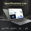 Lenovo Ideapad 3 15.6" FHD Laptop Computer, AMD Ryzen 5-5500U Processor, 8GB RAM, 256GB PCIe SSD, AMD Radeon Graphics, HD Webcam, Dolby Audio, Win 11 Home, Grey (Renewed) view 2
