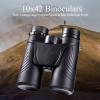 10x42 Compact Binoculars for Adults, High Power with BAK4 Prism and FMC Lens, Travel Bird Watc view 3