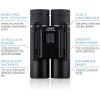10X25 Binoculars Compact Waterproof Roof Prism Binocular with Fully Coated Lens for Travel Hiking Bird Watching view 3