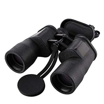 10X50 Double Barrel High Power HD Telescope with Cowhide Box Binoculars