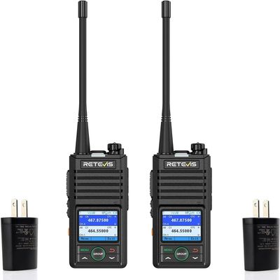 Retevis RB58 Waterproof Two-Way Radios, Long Range Walkie Talkies for Adults with Noise Cancellation, NOAA, Emergency Alarm, Support Bluetooth Calls & APP Control for Hunting Cycling(2 Pack)