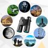10X42 Wide Angle Binoculars with BAK4 Prism FMC Lens Powerful Clear for Bird Watching Travel Sports Stargazing view 3