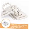 SHINEOFI 2PCS Laptop Lock with Fixed Base Anti-Theft Security Cable for Notebook Compatible with Multiple Models Desk Mount Anchor for Office and School view 3
