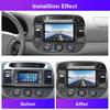 Bobuluo 4+64G Car Stereo Radio Compatible for Toyota Camry 2000-2006, 9inch Android 13 Touch Screen Radio with Mirror Link Bluetooth GPS WiFi SWC Backup Camera view 2