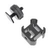 KALLORY 1Set Hot Shoe Mount Adapter Screw Compatible for DSLR Cameras LED Lights and Microphones Durable Precision Machining Design Versatile view 1