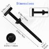 100 pcs Nylon Universal Cable Ties Buckle Heavy Duty Self-Locking Zip Ties with Pin & Button, UV-Resistant Fasteners for Auto Repair view 3