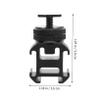 OKUMEYR 1Set Tripod Screw Adapter with Head Flash Hot Shoe Mount for DSLR Camera Microphones and Fill Lights Durable Compact Easy to Carry Compatible with Standard Tripods view 4