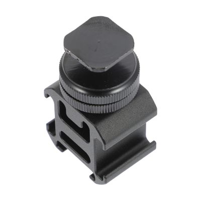 POPETPOP 1Set Side Hot Shoe Mount Adapter for DSLR Cameras Triple Cold Shoe Ports for Microphone Flash and Light for Live Streaming and Photography Accessories
