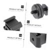 POPETPOP 1Set Side Hot Shoe Mount Adapter for DSLR Cameras Triple Cold Shoe Ports for Microphone Flash and Light for Live Streaming and Photography Accessories view 3