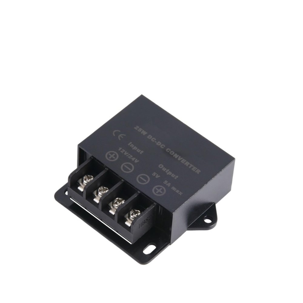 1pcs DC 24V to 12V Power Converter 5A/10A Auto Buck Regulator Step-Down Voltage Power Supply Module(5A)