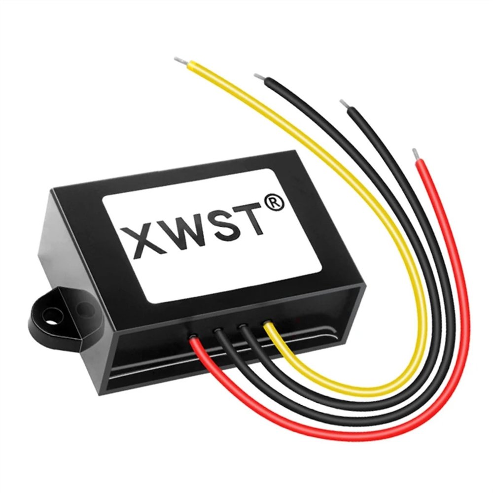 12V24V to 36V DC to DC Boost Converter Step Up Power Inventer Stabilizer Voltage Regulator Module Waterproof(10A Iron L,12V24V_36V)