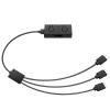 VCALDGFZ Converter 5V 3Pin ARGB to 12V 4 Pin RGB Light Transfer SATA Powered Chassis Fan Converter view 1