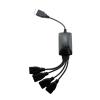 VCALDGFZ 1 Male to 4 Female USB HUB Splitter Extend Cable USB 2.0 Extension Data Cable Power Adapter Socket view 4