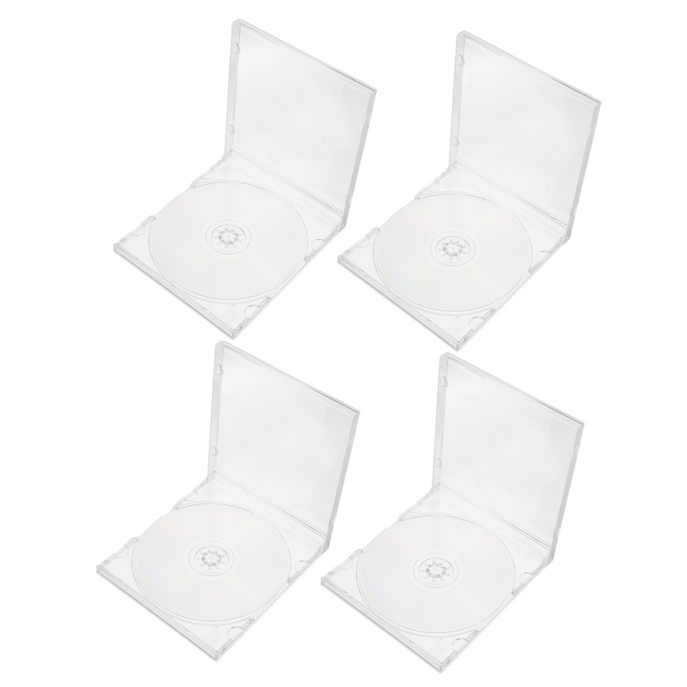 Abaodam Blank CD Discs 10-Piece Shatterproof Storage Cases for DIY Fan Merchandise and Audio Recording for Music Enthusiasts and Creative Projects