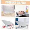 NUOBESTY Foldable Laptop Stand for Desk Portable Metal Notebook Holder Adjustable Height Compact Computer Mount for Office and Home Use view 3