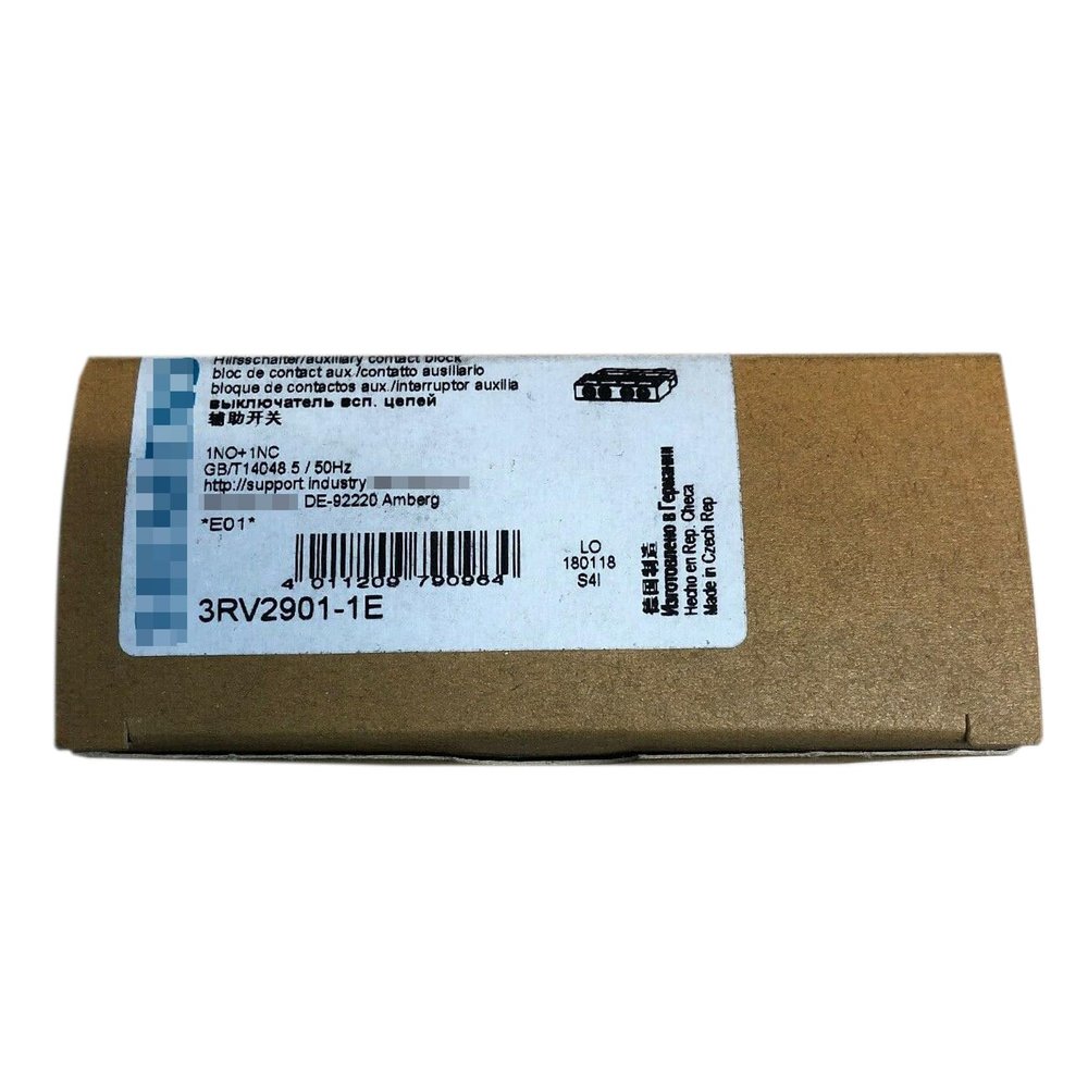 3RV2901-1E Auxiliary Switch 3RV29011E Sealed in Box with Warranty 3RV2901-1E