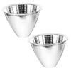 EXHUMKY 2Pcs Flashlight Reflector Cup Portable LED Spotlight Accessory for Even Light Distribution for Indoor Reading and Outdoor Camping Illumination view 1