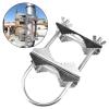 Antenna Mast Clamp U Bolt Pipe Mount V Jaw Block Bracket Holder for Outdoor Umbrella Satellite Dish Mounting Hardware view 2