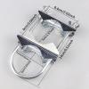 Antenna Mast Clamp U Bolt Pipe Mount V Jaw Block Bracket Holder for Outdoor Umbrella Satellite Dish Mounting Hardware view 3