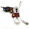 LABRIMP 10PCS Leather Earphone Winder Cable Cord Organizers Clips for Effective Cable Management for Home Office and Travel view 3