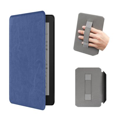 Akacy Imitation Leather Texture with Handle case for New 6.8-inch Kindle Paperwhite(11th gen - 2021 Release) - Lightweight Shell PU Leather case with auto Sleep/Wake (3)