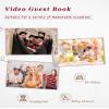 TBANVOO Video Audio Guest Book Phone,1080p Video Audio Wedding Phone, 32/64/128GB Customized Video Audio Guest Book Alternatives with Lens Recording,32G view 2
