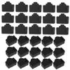 MERRYHAPY Ethernet Port Dust Cover Cap 50pcs Protective Stopper for Routers PCs and Laptops Waterproof Plug for Network Interface view 1