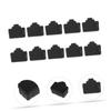 MERRYHAPY Ethernet Port Dust Cover Cap 50pcs Protective Stopper for Routers PCs and Laptops Waterproof Plug for Network Interface view 2