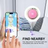 Air Tag Tracker Works with Apple Find My(iOS Only) (Black & Pink) view 4