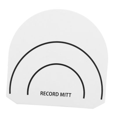 Kisangel Acrylic Vinyl Record Protector Mat Anti-Static Gripper for Noise Reduction White for Record Collectors and DJs