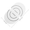 Kisangel Acrylic Vinyl Record Protector Mat Anti-Static Gripper for Noise Reduction White for Record Collectors and DJs view 2