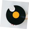 Kisangel Acrylic Vinyl Record Protector Mat Anti-Static Gripper for Noise Reduction White for Record Collectors and DJs view 4