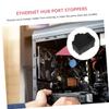 LALAFINA Ethernet Port Protector Plugs 50pcs for PC Router Network Devices Waterproof Easy to Install Compatible Connectors view 4
