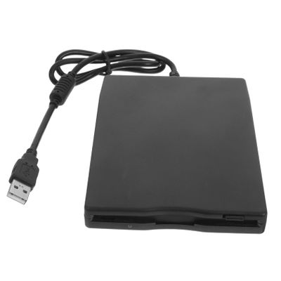 NUOBESTY 3.5-Inch External Floppy Disk Drive for Laptop and Desktop USB Portable Floppy Disk Reader for Data Transfer Compatible with Old Computers and Zip Drives