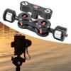 Articulating Arm with Double Ball Head Joint Knob Metal Portable Camera Bracket Extension Arm for Audio Video Equipment view 4