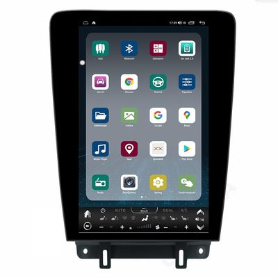 12.1inch Android 12 Car Radio for Ford Mustang 2008-2014 Stereo Upgrade Tesla Style Dash IPS Touch Screen Android Auto GPS Navigation Head Unit Audio Multimedia Player (Full Screen,8+128GB)