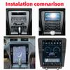 12.1inch Android 12 Car Radio for Ford Mustang 2008-2014 Stereo Upgrade Tesla Style Dash IPS Touch Screen Android Auto GPS Navigation Head Unit Audio Multimedia Player (Full Screen,8+128GB) view 2