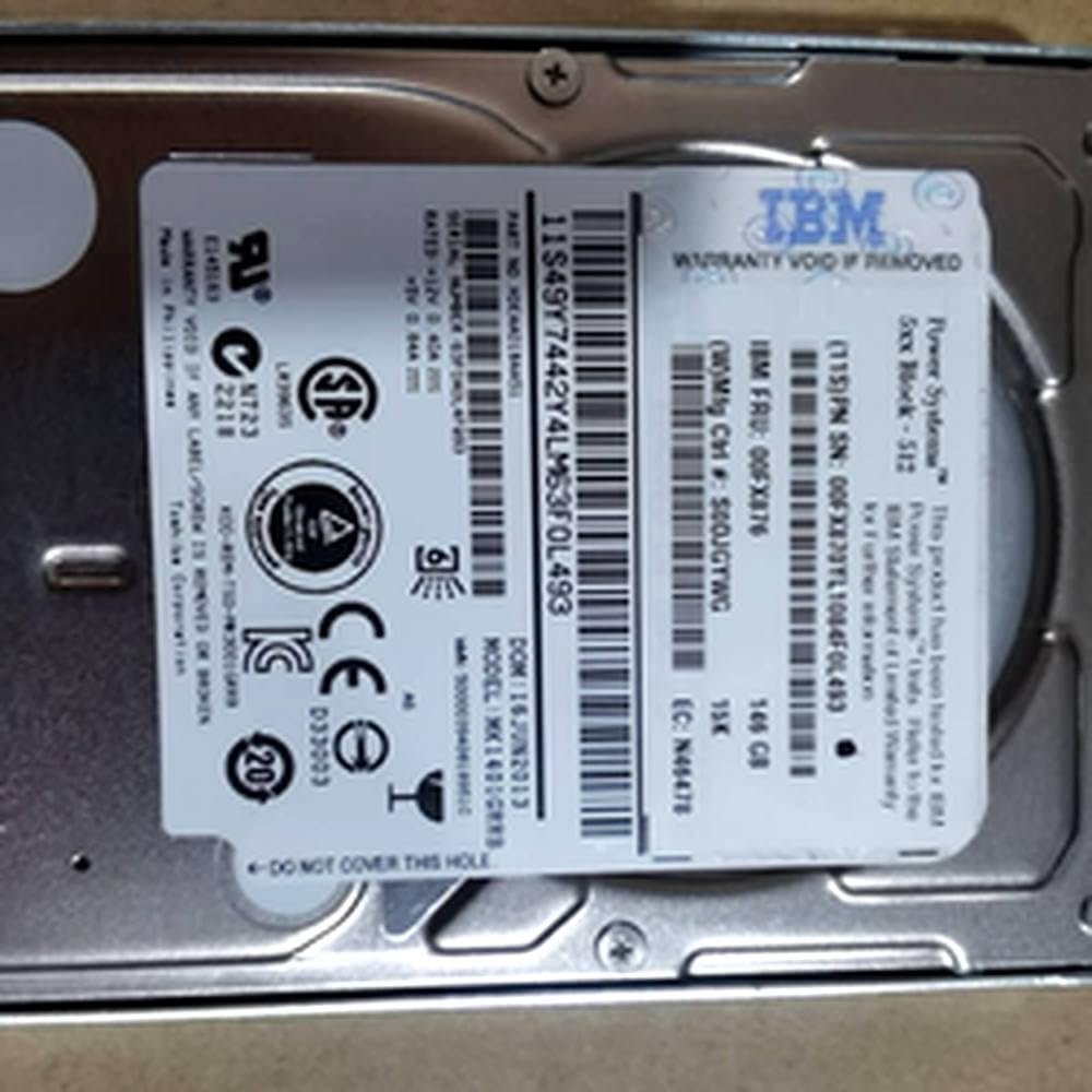 Almost HDD for 146GB 2.5 SAS 6 GB/s 16MB 15000RPM for Internal Server 00FX876 00FX870